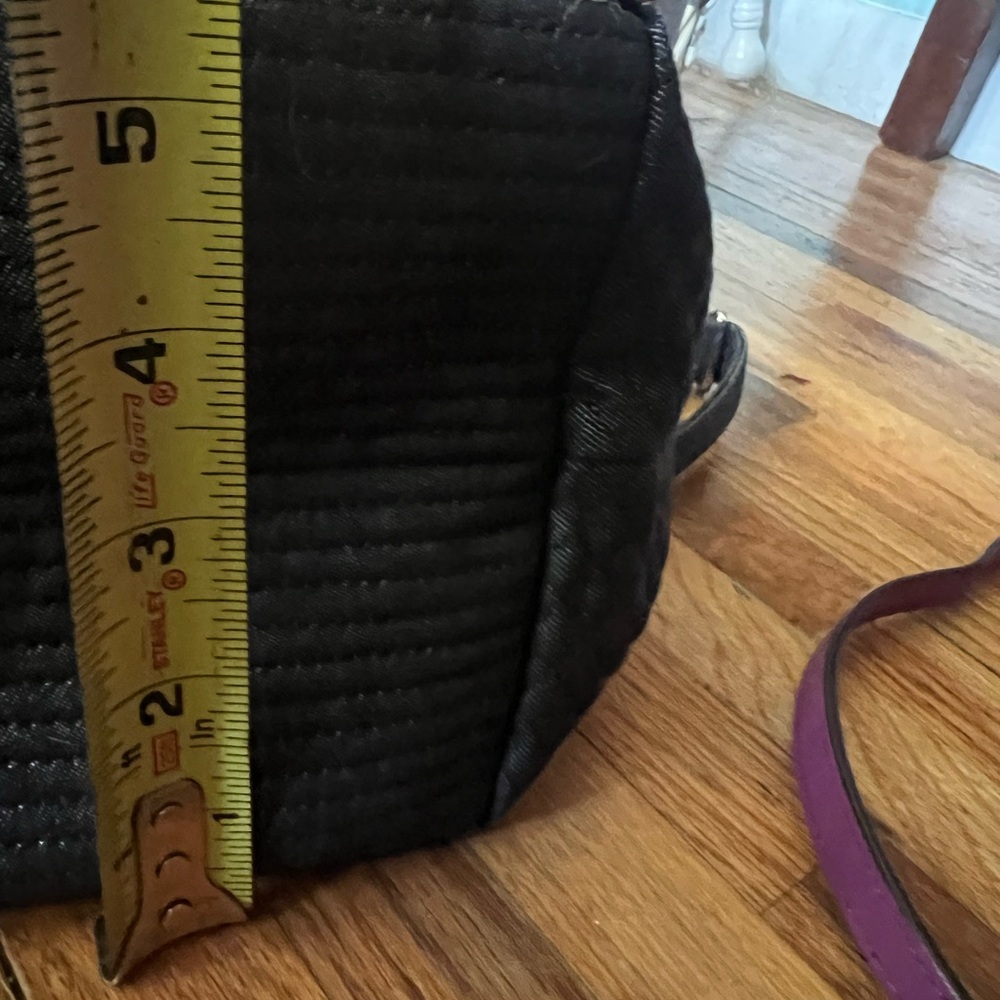 Vera Bradley Denim Blue Hadley Satchel with a Crossbody Strap - Picture 9 of 11